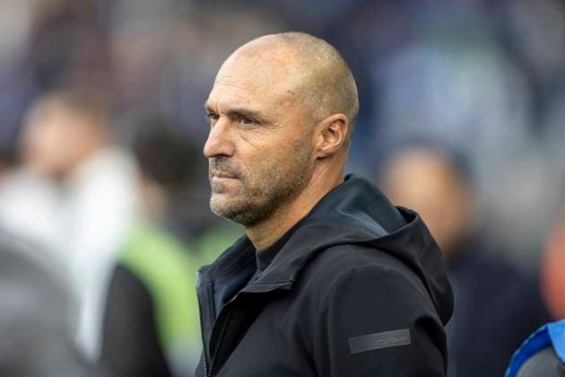 FOOTBALL: Ligue 1 Racing Strasbourg (RCS) vs Angers. 05 10 2025 Stade de la Meinau. Strasbourg - France Manager: Alexandre Dujeux FRA  Copyright: xelyxandroxcegarrax