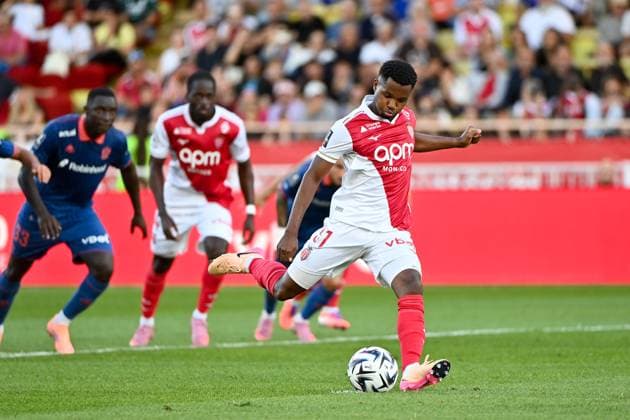 AS Monaco FC v OGC Nice - Ligue 1 McDonald s 2025 2026 31 Ansu FATI (asm) during the Ligue 1 McDonald s match between Monaco and Nice at Stade Louis II on October 5, 2025 in Monaco, Monaco. Monaco Monaco  Copyright: xFEPx 776348155