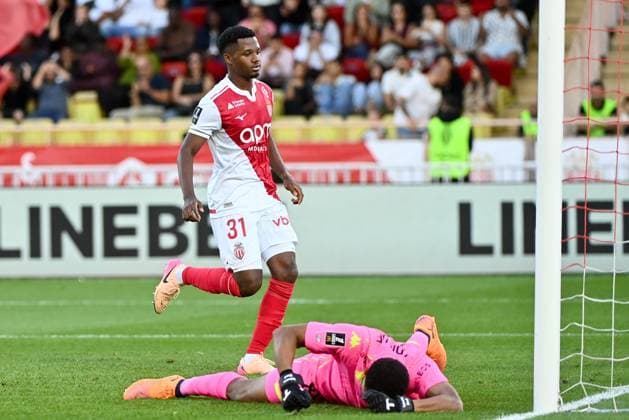 AS Monaco FC v OGC Nice - Ligue 1 McDonald s 2025 2026 31 Ansu FATI (asm) during the Ligue 1 McDonald s match between Monaco and Nice at Stade Louis II on October 5, 2025 in Monaco, Monaco. Monaco Monaco  Copyright: xFEPx 776348155