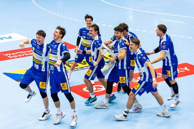 05 10 2025, GER, Handball, Men, Season 25 26, Daikin 1 Bl, 7 Matchday ThSV Eisenach VfL Gummersbach ThSV Eisenach wins against VfL Gummersbach with 32 29 99817 Eisenach Werner Assmann Halle Am Sportp Thueringen Germany
