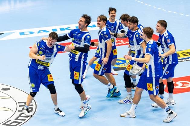 05 10 2025, GER, Handball, Men, Season 25 26, Daikin 1 Bl, 7 Matchday ThSV Eisenach VfL Gummersbach ThSV Eisenach wins against VfL Gummersbach with 32 29 99817 Eisenach Werner Assmann Halle Am Sportp Thueringen Germany