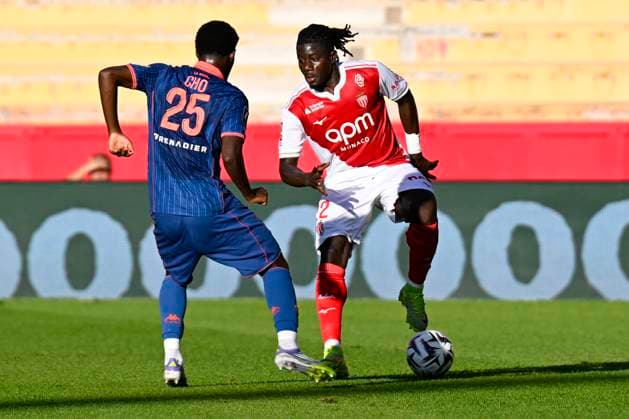 FOOTBALL : AS Monaco VS OGC Nice - Ligue 1 McDonald s - 05 10 2025 Mohammed Salisu (ASM) - Ligue 1 McDonald s match between AS Monaco and OGC Nice on October 5, 2025 at the Louis II Stadium in Monaco. MonacoMonaco  Copyright: xWilliamxCannarellax