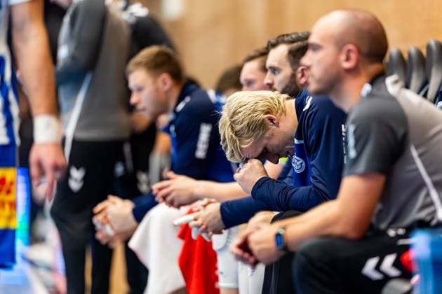 05 10 2025, GER, Handball, Men, Season 25 26, Daikin 1 Bl, 7 Matchday ThSV Eisenach VfL Gummersbach VfL Gummersbach loses away in Eisenach against ThSV Eisenach with 32 29 99817 Eisenach Werner Assmann Halle Am Sportp Thueringen Germany