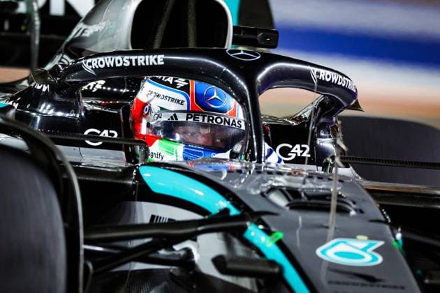 F1 - SINGAPORE GRAND PRIX 2025 12 KIMI ANTONELLI Andrea (ita), Mercedes AMG F1 Team W16, action during the 2025 Formula 1 Singapore Grand Prix, 18th round of the 2025 FIA Formula One World Championship, WM, Weltmeisterschaft from October 3 to 5, 2025 on the Marina Bay Street Circuit, in Singapore - SingaporeSingapore  Copyright: xFLORENTxGOODENx