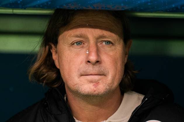Germany, Soccer, 1 Bundesliga 2025 26, Matchday 6 HSV vs 1 FSV Mainz 05 Volksparkstadion Hamburg Bo Henriksen Coach, 1 FSV Mainz 05 Copyright: xJamesxZabelx