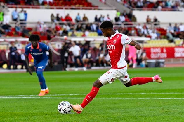 FOOTBALL : AS Monaco VS OGC Nice - Ligue 1 McDonald s - 05 10 2025 Penalty for AS Monaco -But Ansu Fati - Ligue 1 McDonald s match between AS Monaco and OGC Nice on October 5, 2025 at the Louis II Stadium in Monaco. MonacoMonaco  Copyright: xWilliamxCannarellax