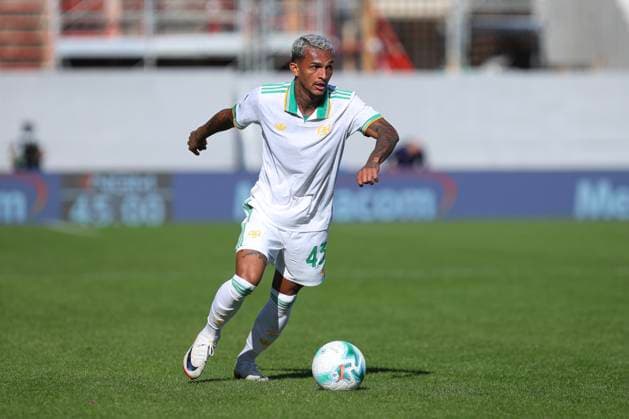 Wesley of AS Roma in action during the serie A match between ACF Fiorentina and AS Roma at Artemio Franchi Stadium in Firenze (Italy), October 05,2025. massimilianoxcarnabuci