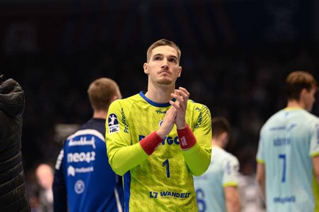 Dominik, Kuzmanovic TW, VfL Gummersbach, 1 GER, Thuringia, ThSV Eisenach v VfL Gummersbach, 1 Daikin Handballbundesliga, Handball, Matchday 7, Season 2025 2026, Sunday, 05 10 2025 GER, Thuringia, ThSV Eisenach v VfL Gummersbach, 1 Daikin Handballbundesliga, Handball, Matchday 7, Season 2025 2026, Sunday, 05 10 2025 Eisenach Copyright: xEibner-Pressefoto MartinxHerbstx EP_MHT