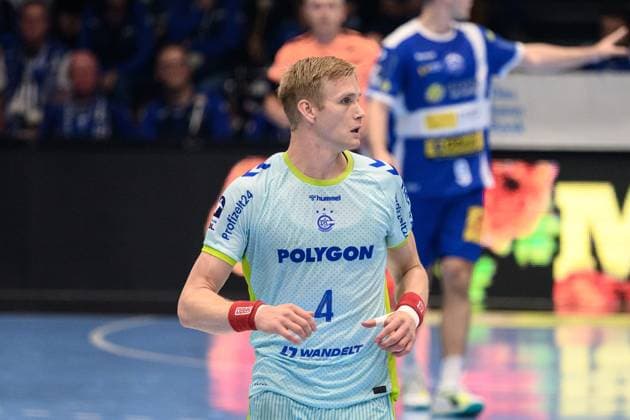 Ellidi Snaer, Vidarsson KM, VfL Gummersbach, 4 GER, Thuringia, ThSV Eisenach v VfL Gummersbach, 1 Daikin Handballbundesliga, Handball, Matchday 7, Season 2025 2026, Sunday, 05 10 2025 GER, Thuringia, ThSV Eisenach v VfL Gummersbach, 1 Daikin Handballbundesliga, Handball, Matchday 7, Season 2025 2026, Sunday, 05 10 2025 Eisenach Copyright: xEibner-Pressefoto MartinxHerbstx EP_MHT