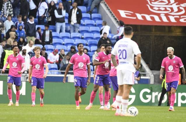 Footbal : Olympique Lyonnais V Toulouse - Ligue 1 - October 05, 2025 Emersonn of Toulouse celebrates scoring goal during the French ligue 1 football match between Olympique Lyonnais and Toulouse at the Groupama stadium in Decines-Charpieu Lyon, France on October 05, 2025  Copyright: xMourad_ALLILIx