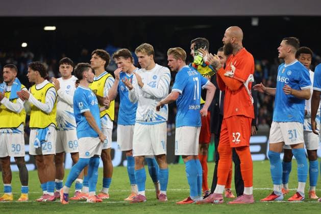 Serie A football match - 2025 26 Napoli vs Genoa During the 2025 26 Italian Serie A football match between SSC Napoli and Genoa on October 5, 2025, at the Diego Armando Maradona Stadium in Naples. Pictured: NAPOLI stadio Diego Armando Maradona CAMPANIA ITALIA Copyright: xFABIOxSASSOxFabioxSassox Napoli Genoa2025_10_05Fabio Sasso7809