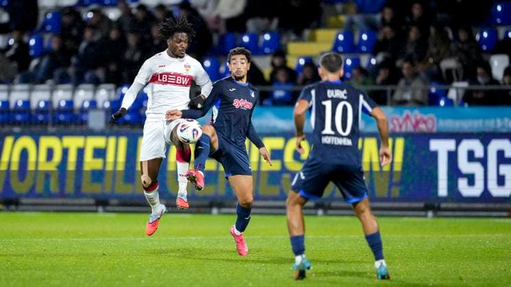 Football, 3rd League,, TSG Hoffenheim II - VfB Stuttgart II