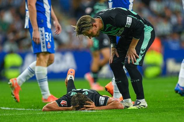 RCD ESPANYOL v REAL BETIS. RCDE STADIUM BARCELONA. October 5,2025 RCD ESPANYOL vs REAL BETIS October 5,2025 Ez Abde (10) of Real Betis during the match between RCD Espanyol and Real Madrid corresponding to the eighth day of La Liga EA Sports at RCDE Stadium in Barcelona, Spain. Cornella El Prat ESP Copyright: xS.xRosx