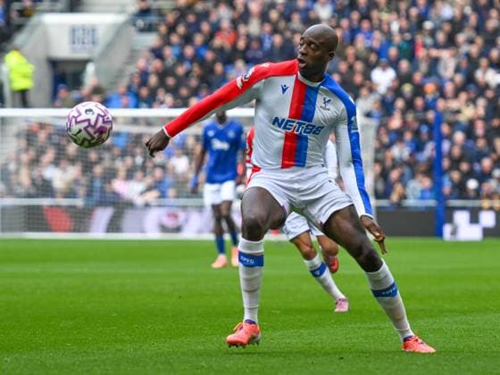 Everton v Crystal Palace Premier League Jean-Philippe Mateta of Crystal Palace during the Premier League match at the Hill Dickson Stadium, Liverpool UK Newspapers OUT Copyright: xKarlxVallantinex FIL-22324-0062