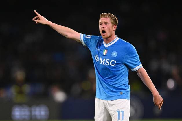 Kevin De Bruyne of S.S.C. Napoli participates in the 6th day of the Serie A Championship between S.S.C. Napoli and Genoa C.F.C. at the Diego Armando Maradona Stadium on October 5, 2025 in Naples, Italy.  Copyright: xDomenicoxCippitelli IPAxSportx xipa-agency.netx xx IPA_66198209 IPA_Agency_IPA66198209
