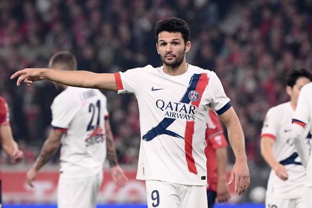Lille OSC v Paris Saint-Germain - Ligue 1 McDonald s 2025 2026 09 Goncalo MATIAS RAMOS (psg) during the Ligue 1 McDonald s match between Lille and Paris Saint-Germain at Stade Pierre Mauroy on October 5, 2025 in Lille, France. Lille France  Copyright: xFEPx 776348150