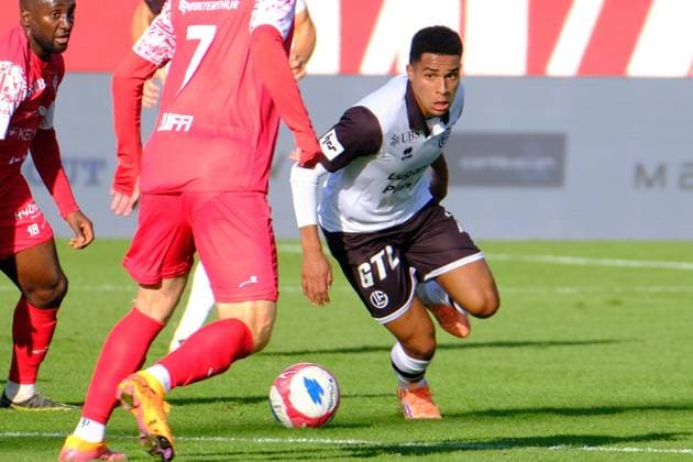 2025 - BRACK Super League- Fc Winterthur vs Lugano - Yanis Cimignani Winterthur Schützenwiese Zürich Schweiz Copyright: xSergioxBrunettix
