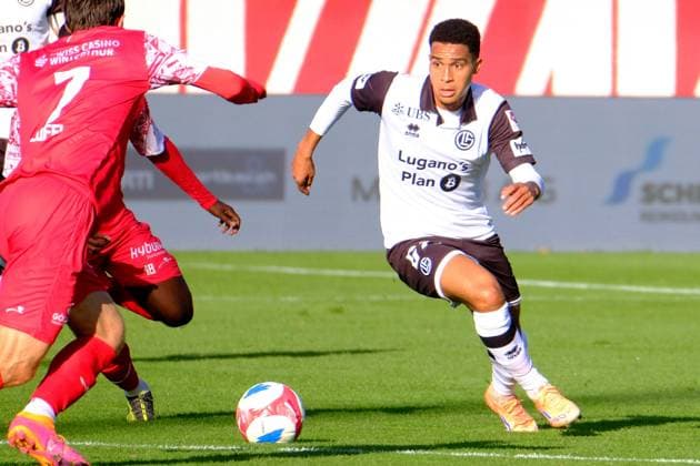2025 - BRACK Super League- Fc Winterthur vs Lugano - Yanis Cimignani Winterthur Schützenwiese Zürich Schweiz Copyright: xSergioxBrunettix
