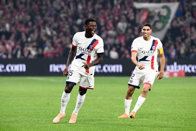 Lille OSC v Paris Saint-Germain - Ligue 1 McDonald s 2025 2026 25 Nuno MENDES (psg) during the Ligue 1 McDonald s match between Lille and Paris Saint-Germain at Stade Pierre Mauroy on October 5, 2025 in Lille, France. Lille France  Copyright: xFEPx 776348150