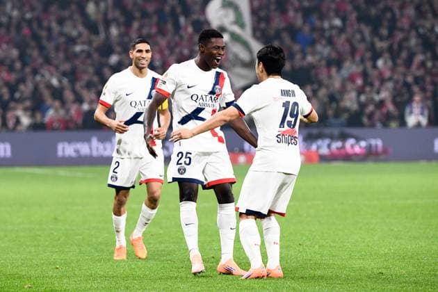 Lille OSC v Paris Saint-Germain - Ligue 1 McDonald s 2025 2026 25 Nuno MENDES (psg) during the Ligue 1 McDonald s match between Lille and Paris Saint-Germain at Stade Pierre Mauroy on October 5, 2025 in Lille, France. Lille France  Copyright: xFEPx 776348150