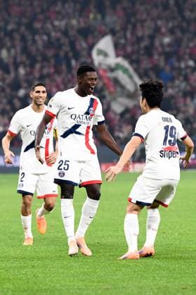 Lille OSC v Paris Saint-Germain - Ligue 1 McDonald s 2025 2026 25 Nuno MENDES (psg) during the Ligue 1 McDonald s match between Lille and Paris Saint-Germain at Stade Pierre Mauroy on October 5, 2025 in Lille, France. Lille France  Copyright: xFEPx 776348150