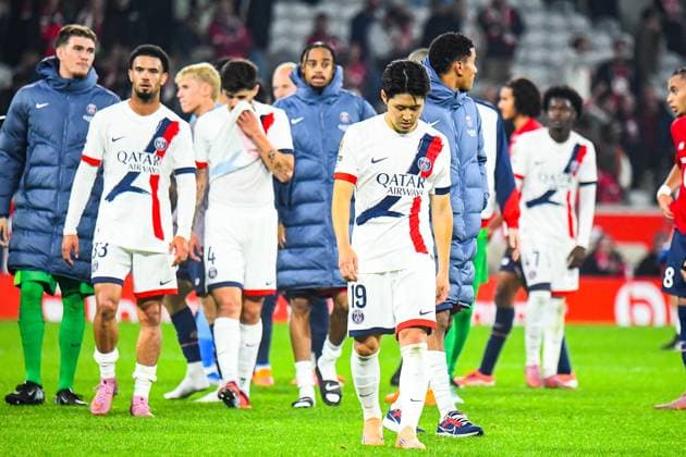 FOOTBALL : Lille OSC vs Paris SG - Ligue 1 - JournÃ e 7 - 05 10 2025 Kang-in Lee (Paris SG) LilleFrance  Copyright: xBaptistexAutissierx