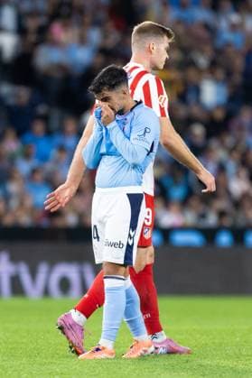 Real Club Celta de Vigo v Club Atletico de Madrid - LaLiga EA Sports VIGO, SPAIN - OCTOBER 5: Damian Rodriguez of RC Celta de Vigo looks on during the LaLiga EA Sports match between Real Club Celta de Vigo and Club Atletico de Madrid at Estadio Abanca-Balaidos on October 5, 2025 in Vigo, Spain. (Photos by Diego Simon Photo Players Images Magara Press) Vigo Estadio Abanca-Balaidos Spain Copyright: xDiegoxSimonx