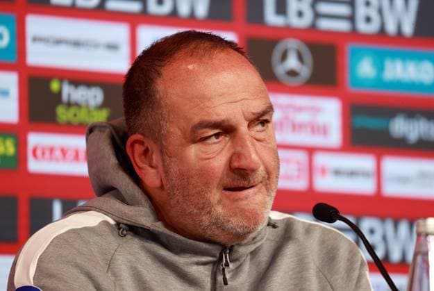 05 10 25 VfB Stuttgart 1 FC Heidenheim Germany, Stuttgart, 05 10 2025, Football, Bundesliga, VfB Stuttgart 1 FC Heidenheim Frank Schmidt Coach 1 FC Heidenheim