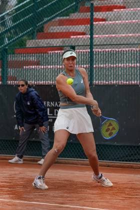 TENNIS - Internazionali di Tennis - WTA125 Women - Internazionali di Calabria WTA, Tennis Damen 125 Final Singular Lola Radivojevic (SBR) vs Sara Bejlek (CZE) during the Internazionali di Calabria 2025 WTA 125 tennis match at Chiappetta Village, Rende (Cosenza), Italy. Rende (CS) Italy  Copyright: xIPAxSport ABACAx