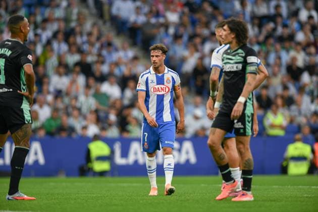 RCD ESPANYOL v REAL BETIS. RCDE STADIUM BARCELONA. October 5,2025 RCD ESPANYOL vs REAL BETIS October 5,2025 Puado (7) of RCD Espanyol during the match between RCD Espanyol and Real Madrid corresponding to the first day of La Liga EA Sports at RCDE Stadium in Barcelona, Spain. Cornella El Prat ESP Copyright: xS.xRosx