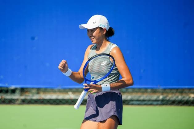 WUHAN, CHINA - OCTOBER 06: Zhang Shuai of China and Kristina Mladenovic (not in the picture)of France reacts in the Women s Doubles Round of 32 match against Shuko Aoyama of Japan and Cristina Bucsa of Spain on day 3 of 2025 Wuhan Open at Optics Valley International Tennis Center on October 6, 2025 in Wuhan, Hubei Province of China.  Copyright: xVCGx 111595399813