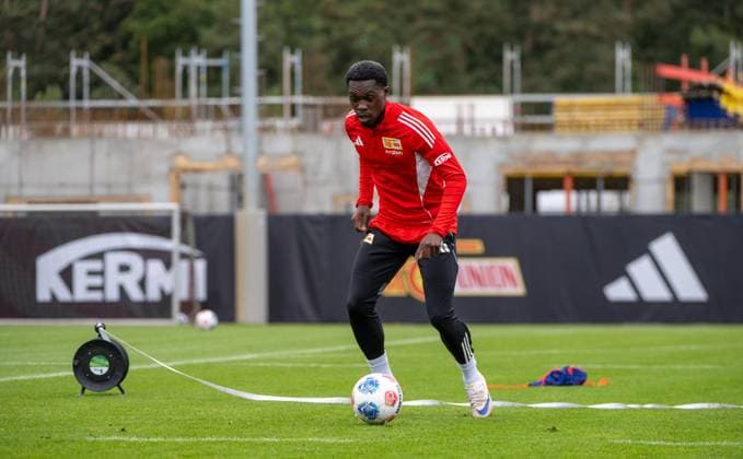 Soccer, Men, Season 2025 2026, 1 Bundesliga, 1 FC Union Berlin, Training, Derrick Köhn 1 FC Union Berlin , 06 10 2025, Copyright: xMatthiasxKochx