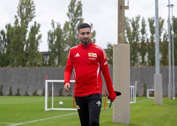 Soccer, Men, Season 2025 2026, 1 Bundesliga, 1 FC Union Berlin, Training, Livan Burcu 1 FC Union Berlin , 06 10 2025, Copyright: xMatthiasxKochx