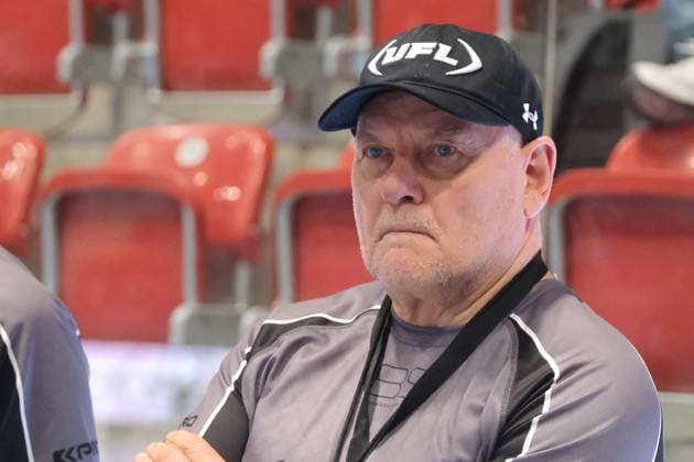 RECORD DATE NOT STATED Images from UFL Showcase Europe 2025 in Winterthur (CH) - OL coach Kirk Heidelberg Copyright: xSergioxBrunettix
