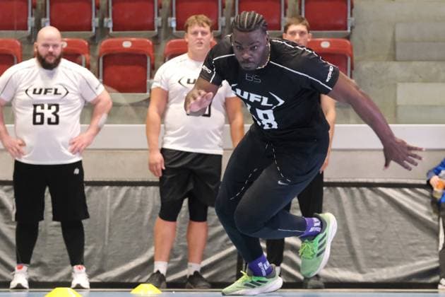 RECORD DATE NOT STATED Images from UFL Showcase Europe 2025 in Winterthur (CH) - Lucky Ogbevoen Copyright: xSergioxBrunettix