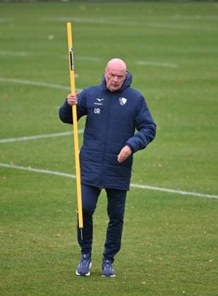 Coach Uwe Rösler VfL Bochum 06 10 2025, Football 2 Bundesliga, Season 2025 2026, Training VfL Bochum Bochum North Rhine-Westphalia Germany Team2