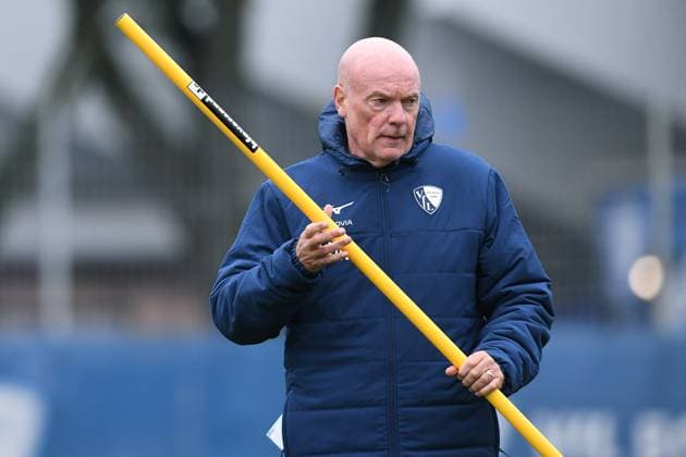 Soccer 1 Bundesliga Training VfL Bochum on 06 10 2025 at the training ground at the Vonovia Ruhrstadion in Bochum Uwe Rösler Coach Head Coach Bochum xRx