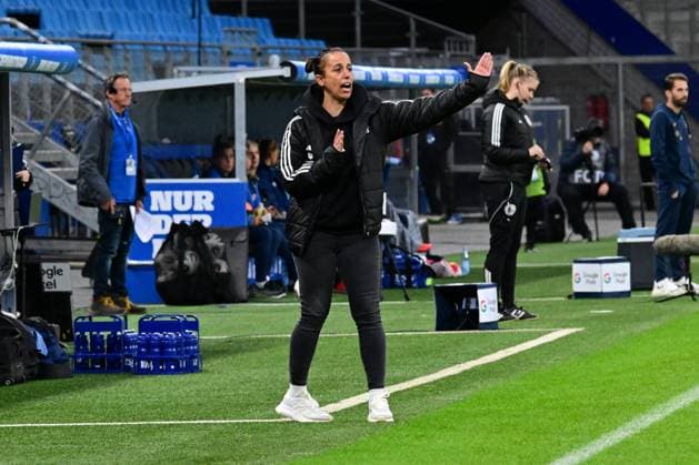 Soccer I Women I 1 Bundesliga l Hamburger SV Women TSG Hoffenheim Women I 05 Matchday I Season 2025 2026 I 06 10 2025 I Brancao Liese Coach HSV Women , Sportplatz Volksparkstadion, Stellingen Hamburg Germany