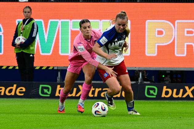 Soccer I Women I 1 Bundesliga l Hamburger SV Women TSG Hoffenheim Women I 05 Matchday I Season 2025 2026 I 06 10 2025 I v l Cerci Selina TSG Hoffenheim Women , Stoldt Svea HSV Women , Sportplatz Volksparkstadion, Stellingen Hamburg Germany