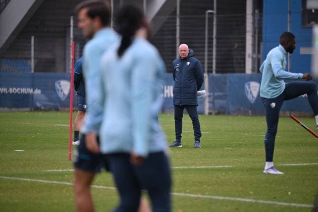 Coach Uwe Rösler VfL Bochum 06 10 2025, Football 2 Bundesliga, Season 2025 2026, Training VfL Bochum Bochum North Rhine-Westphalia Germany Team2