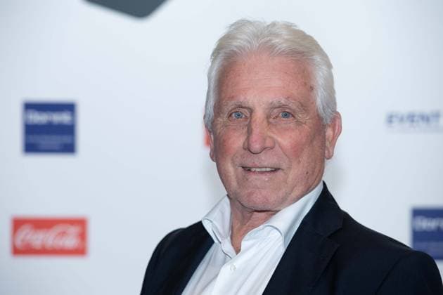 Klaus FISCHER, former football player, Red Carpet, Red Carpet Show, Arrival, HALL OF FAME Award Ceremony 2025 on 06 10 2025 at the German Football Museum in Dortmund Germany Â
