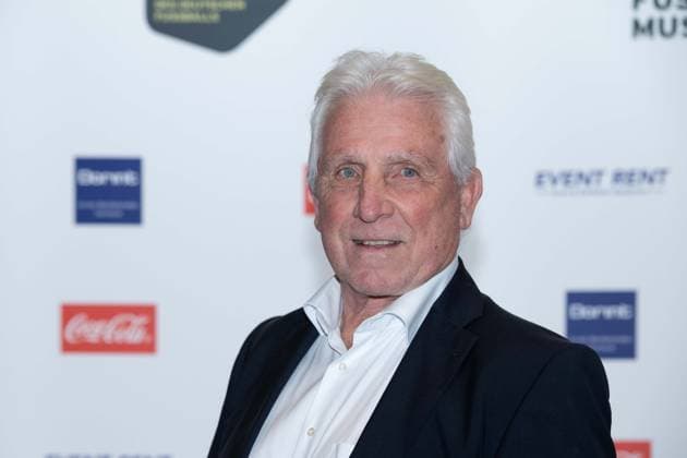 Klaus FISCHER, former football player, Red Carpet, Red Carpet Show, Arrival, HALL OF FAME Award Ceremony 2025 on 06 10 2025 at the German Football Museum in Dortmund Germany Â