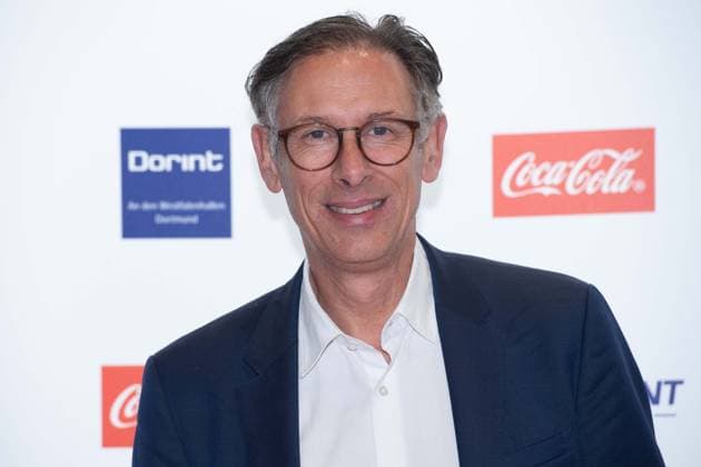 Steffen SIMON, Presenter, Red Carpet, Red Carpet Show, Arrival, arrival, HALL OF FAME Award Ceremony 2025 on 06 10 2025 at the German Football Museum in Dortmund Germany Â