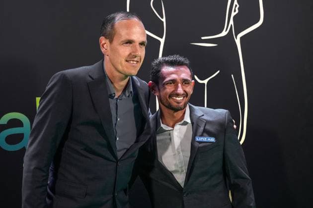 Football Austria Das Fest Der SpielerInnen, 29 Bruno Gala at the Globe Wien Marx Halle Vienna, Austria Ronivaldo Blau Weiß Linz, nominated for the Player of the Season Admiral Bundesliga category Copyright: xLukasxBierederx