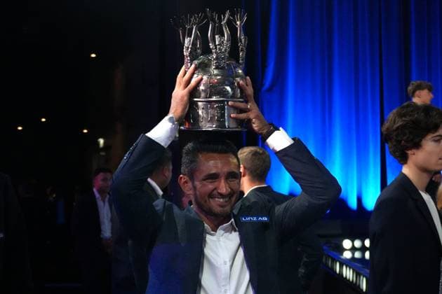 Football Austria The Players Festival, 29 Bruno Gala at the Globe Vienna Marx Halle Vienna, Austria Ronivaldo Blau Weiß Linz, winner of the Admiral Bundesliga Player of the Season category Copyright: xLukasxBierederx
