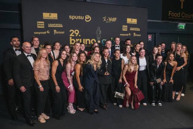 Football Austria The Players Festival, 29 Bruno Gala at the Globe Vienna Marx Halle Vienna, Austria FK Austria Vienna Womens Team of the Season Admiral Womens Bundesliga Copyright: xLukasxBierederx
