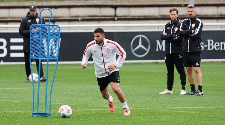BAU 07 10 2025 Stuttgart Football VfB Stuttgart Training,Deniz Undav