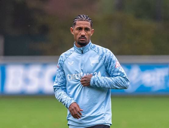 Soccer, Men, Season 2025 26, 2 Bundesliga, Hertha BSC, Training, Jeremy Dudziak Hertha BSC , 07 10 2025, Copyright: xSebastianxRäppold MatthiasxKochx