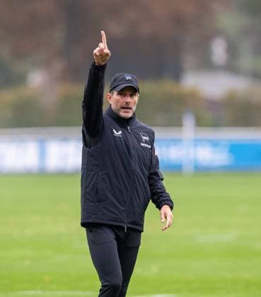 Soccer, Men, Season 2025 26, 2 Bundesliga, Hertha BSC, Training, Coach Stefan Leitl Hertha BSC , 07 10 2025, Copyright: xSebastianxRäppold MatthiasxKochx