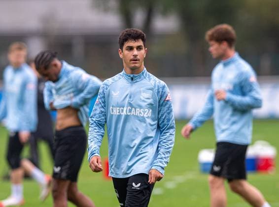 Soccer, Men, Season 2025 26, 2 Bundesliga, Hertha BSC, Training, Yunus Ünal Hertha BSC , 07 10 2025, Copyright: xSebastianxRäppold MatthiasxKochx